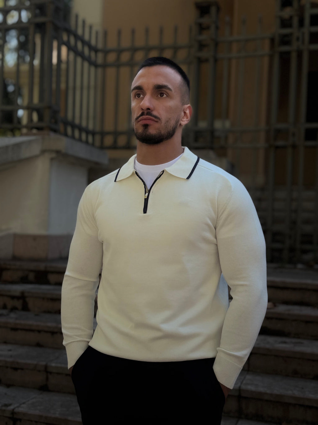 Majica Dugi Rukav - Krem