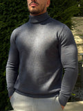 Slim fit rolka – Tamno siva